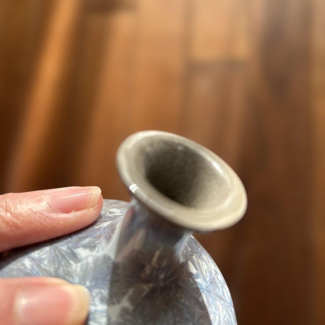 リヤドロ LLADROグレーと白の花瓶 小型 - メルカリ