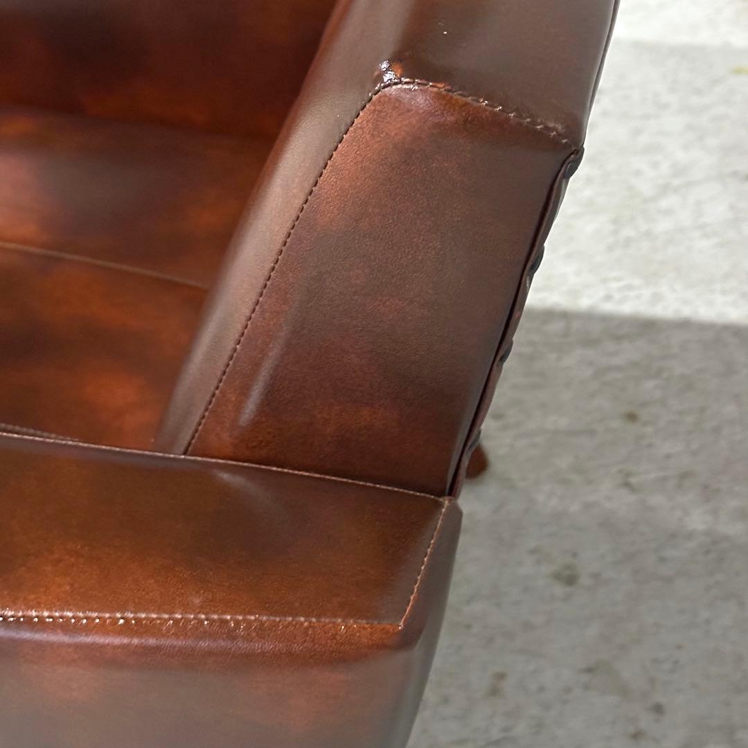 ✦70s✦ ヴィンテージ ソファー ダイヤステッチ レトロ 喫茶店スタイル　合皮