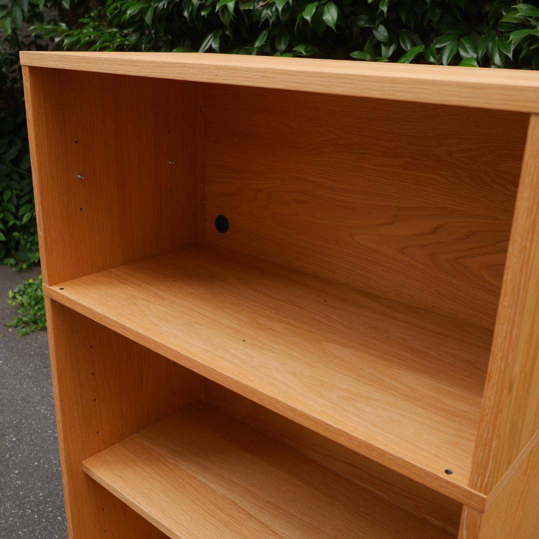 無印良品 MUJI スタッキングキャビネット オーク材 4段シェルフ 収納