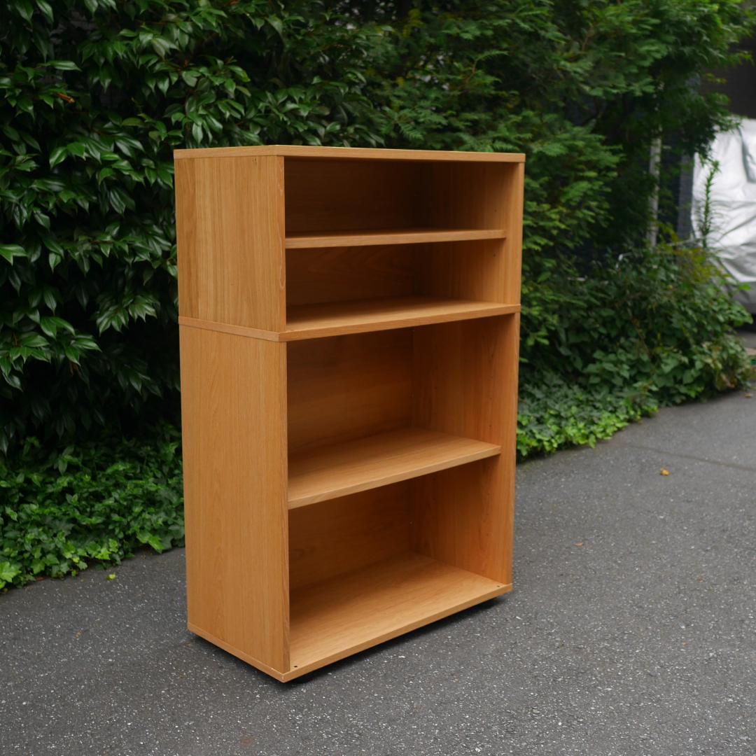 無印良品 MUJI スタッキングキャビネット オーク材 4段シェルフ 収納