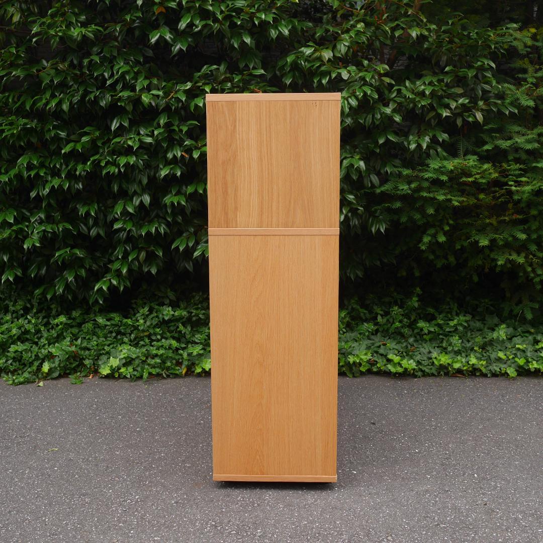 無印良品 MUJI スタッキングキャビネット オーク材 4段シェルフ 収納