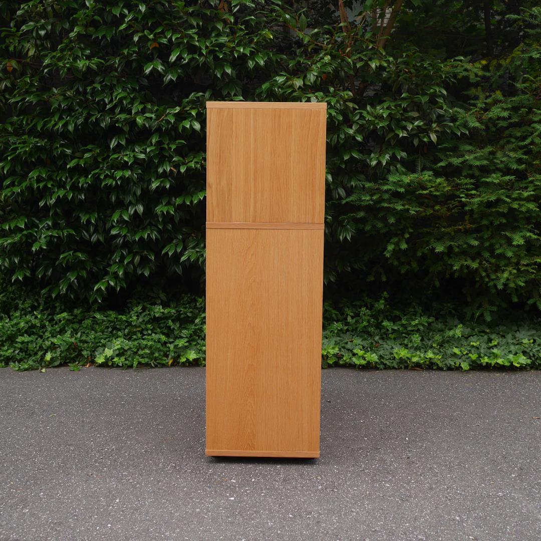 無印良品 MUJI スタッキングキャビネット オーク材 4段シェルフ 収納