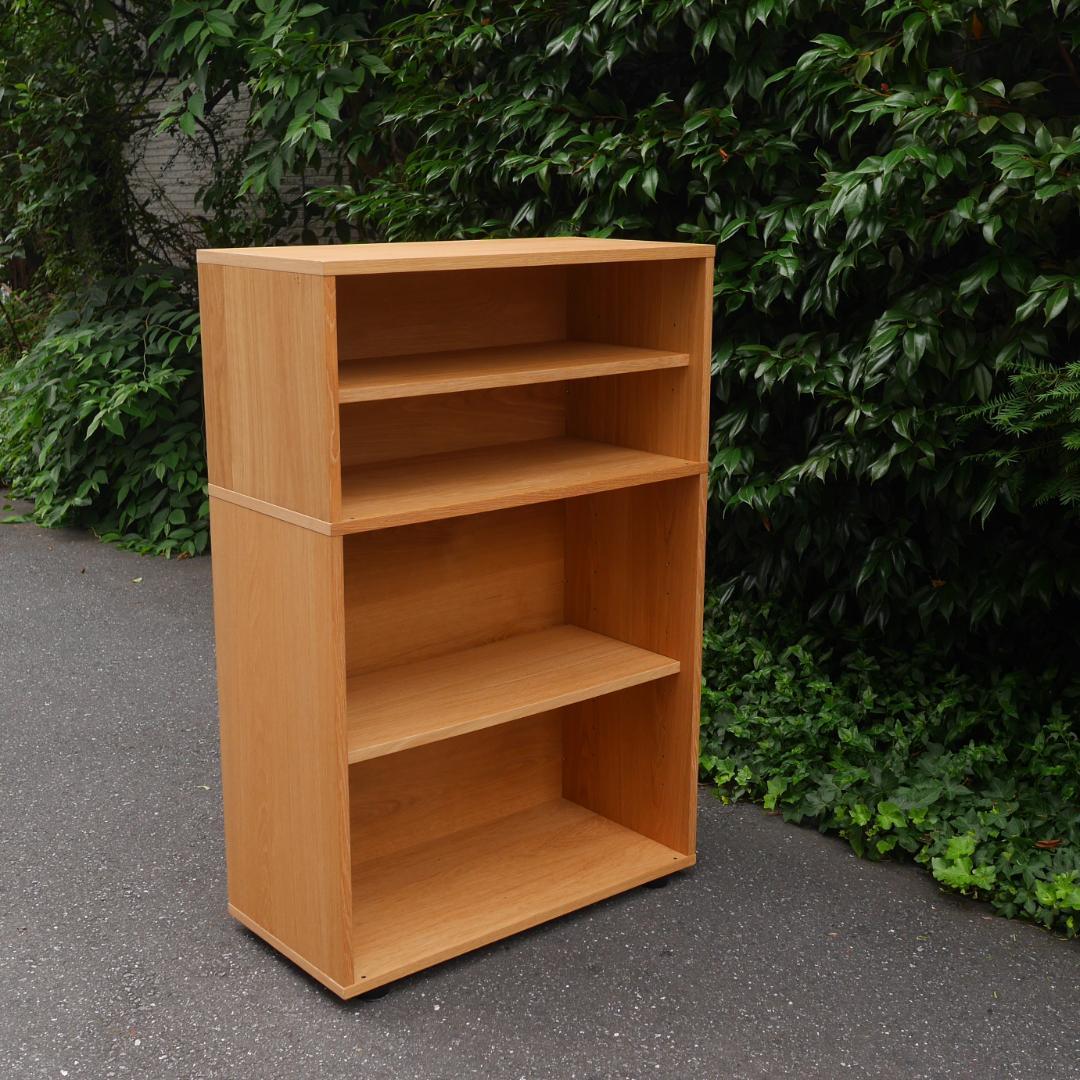 無印良品 MUJI スタッキングキャビネット オーク材 4段シェルフ 収納