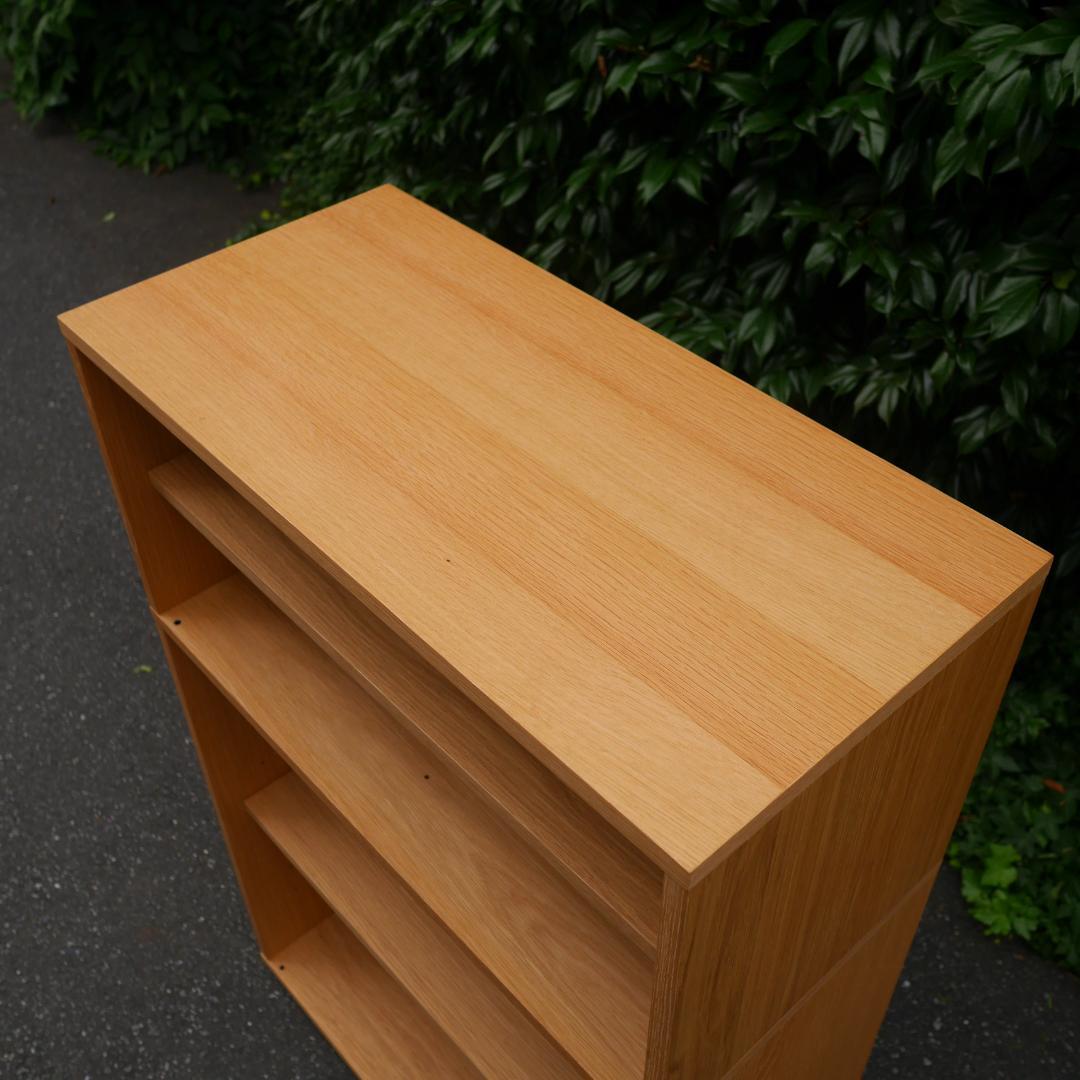 無印良品 MUJI スタッキングキャビネット オーク材 4段シェルフ 収納