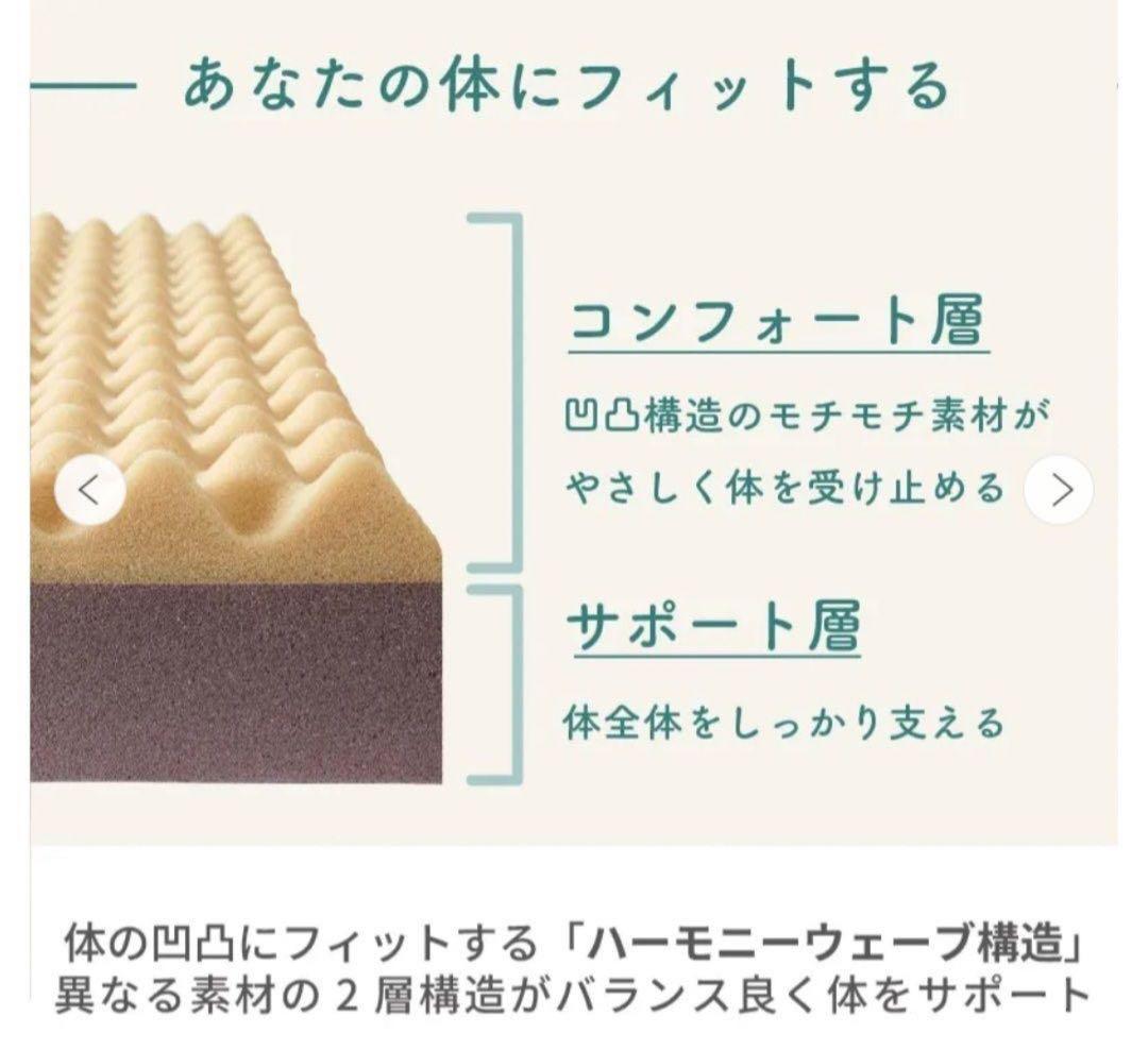 西川 suyara マットレス 三つ折りタイプ シングル HC05305603