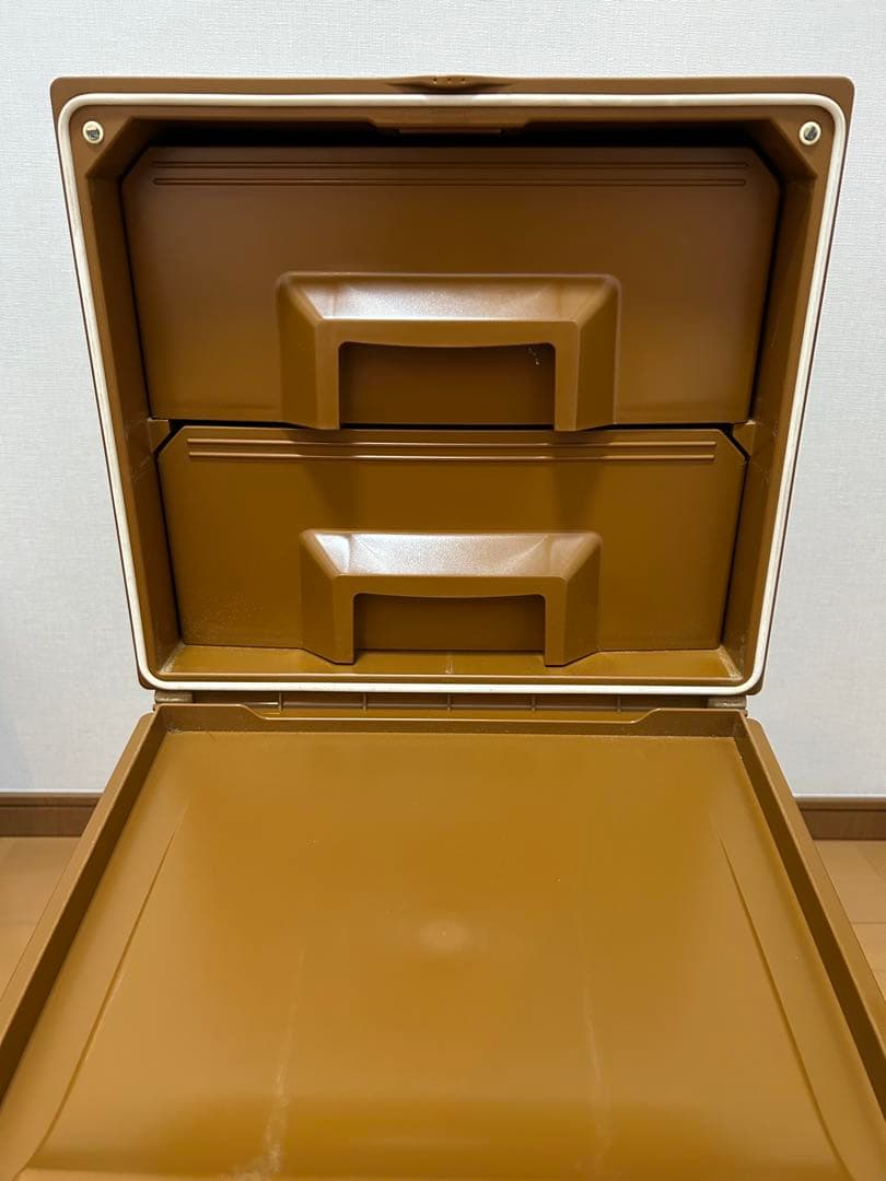 タッパーウェア Tupperwear スーパーチェスト ミニ 2段式 引き出し