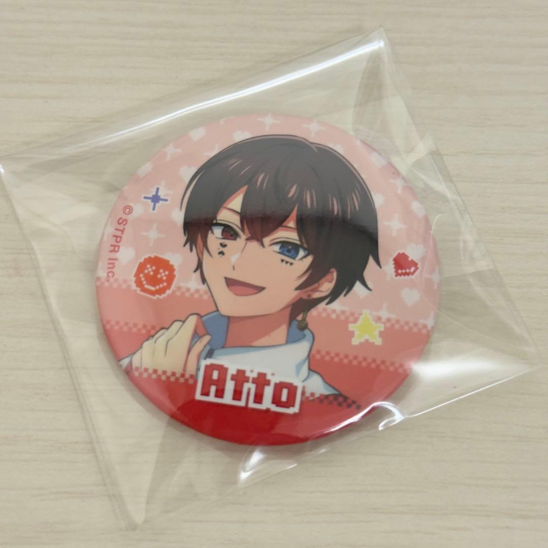 AMPTAK×COLORS あっとくん いちごマイクラ 缶バッジ - メルカリ
