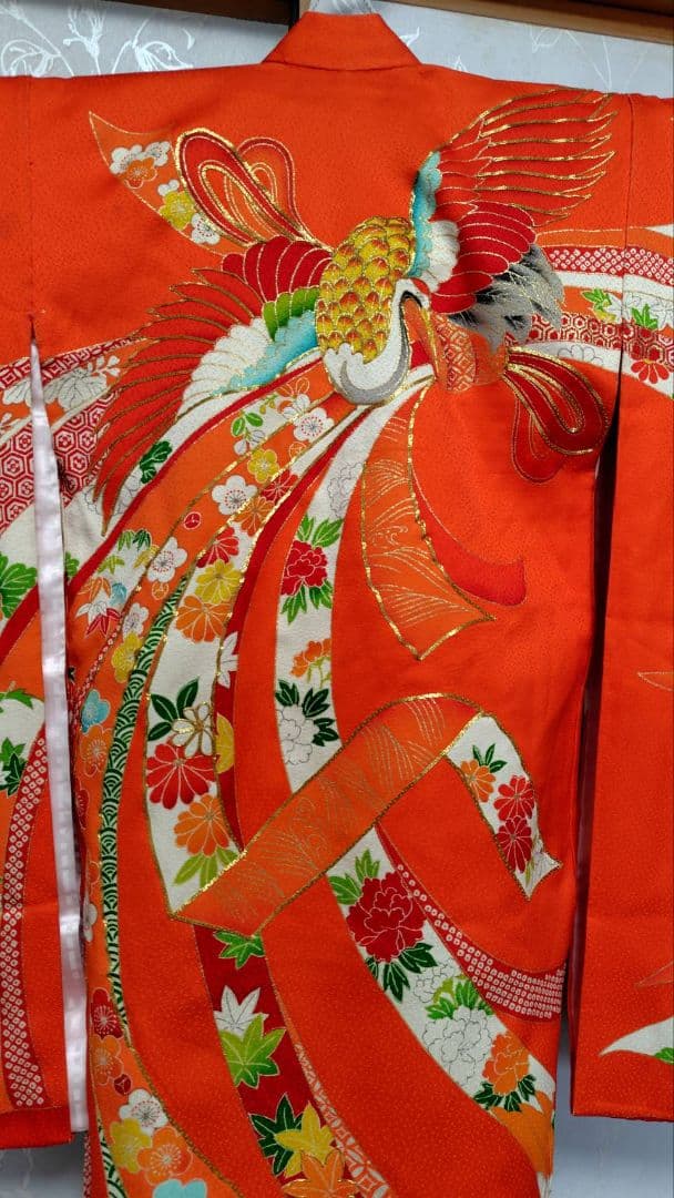 RK467子供着物着丈99センチ裄丈47センチ3歳前後用長襦袢付き