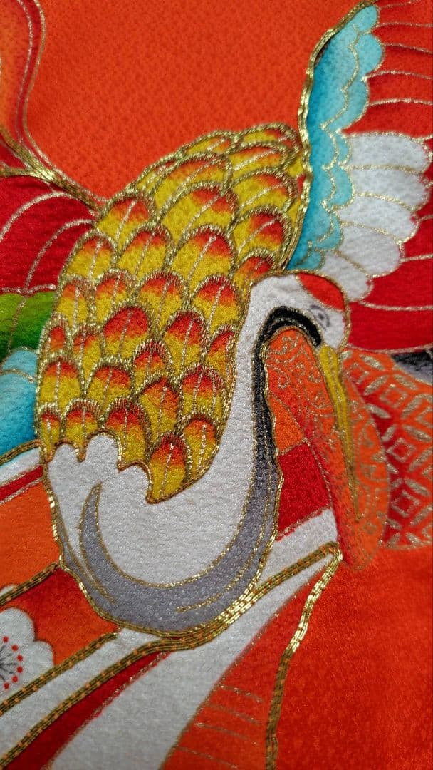 RK467子供着物着丈99センチ裄丈47センチ3歳前後用長襦袢付き