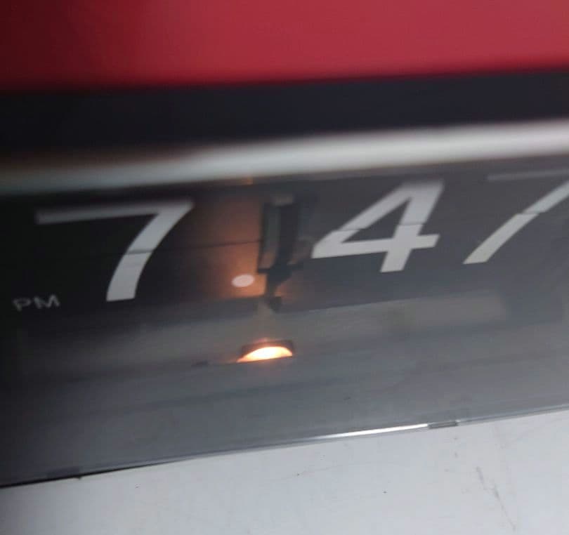 稼働品 SEIKO セイコー パタパタ時計 QN401T 置時計 昭和レト - メルカリ