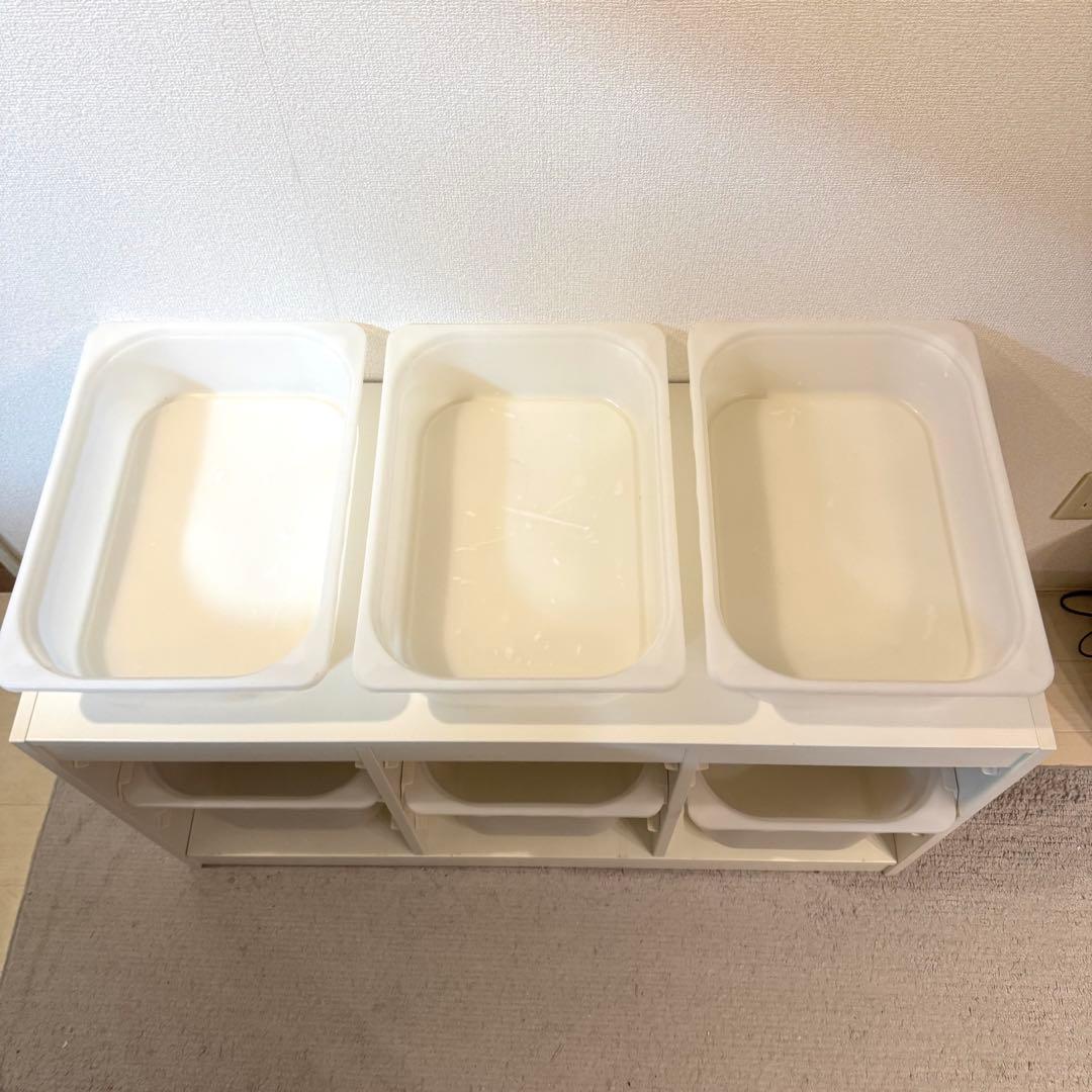 IKEA トロファスト TOROFAST 収納 棚 おもちゃ箱 ホワイト
