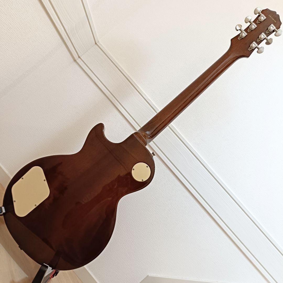 虎杢トップ｜Epiphone Les Paul Standard ハニーバースト
