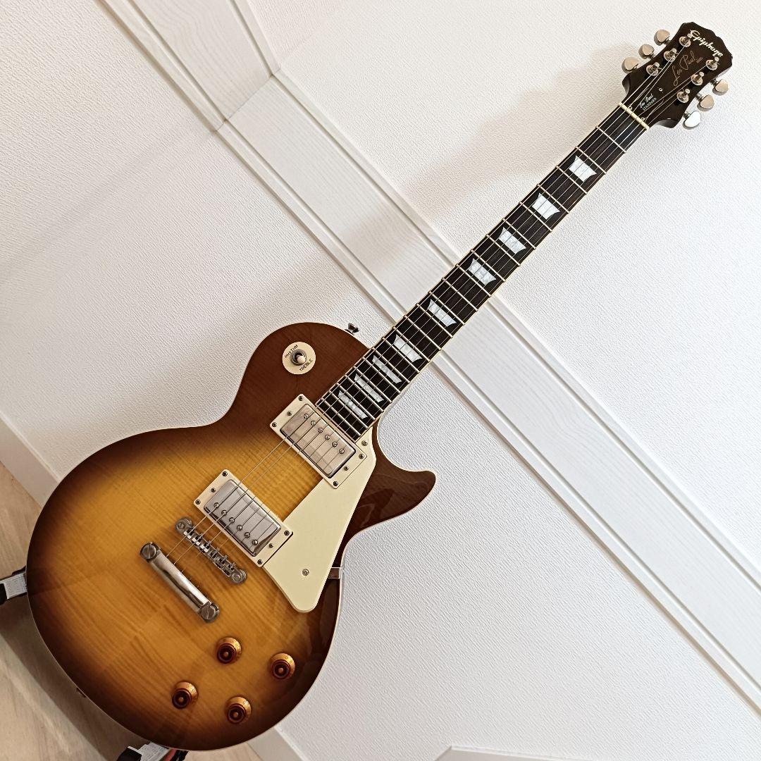 虎杢トップ｜Epiphone Les Paul Standard ハニーバースト