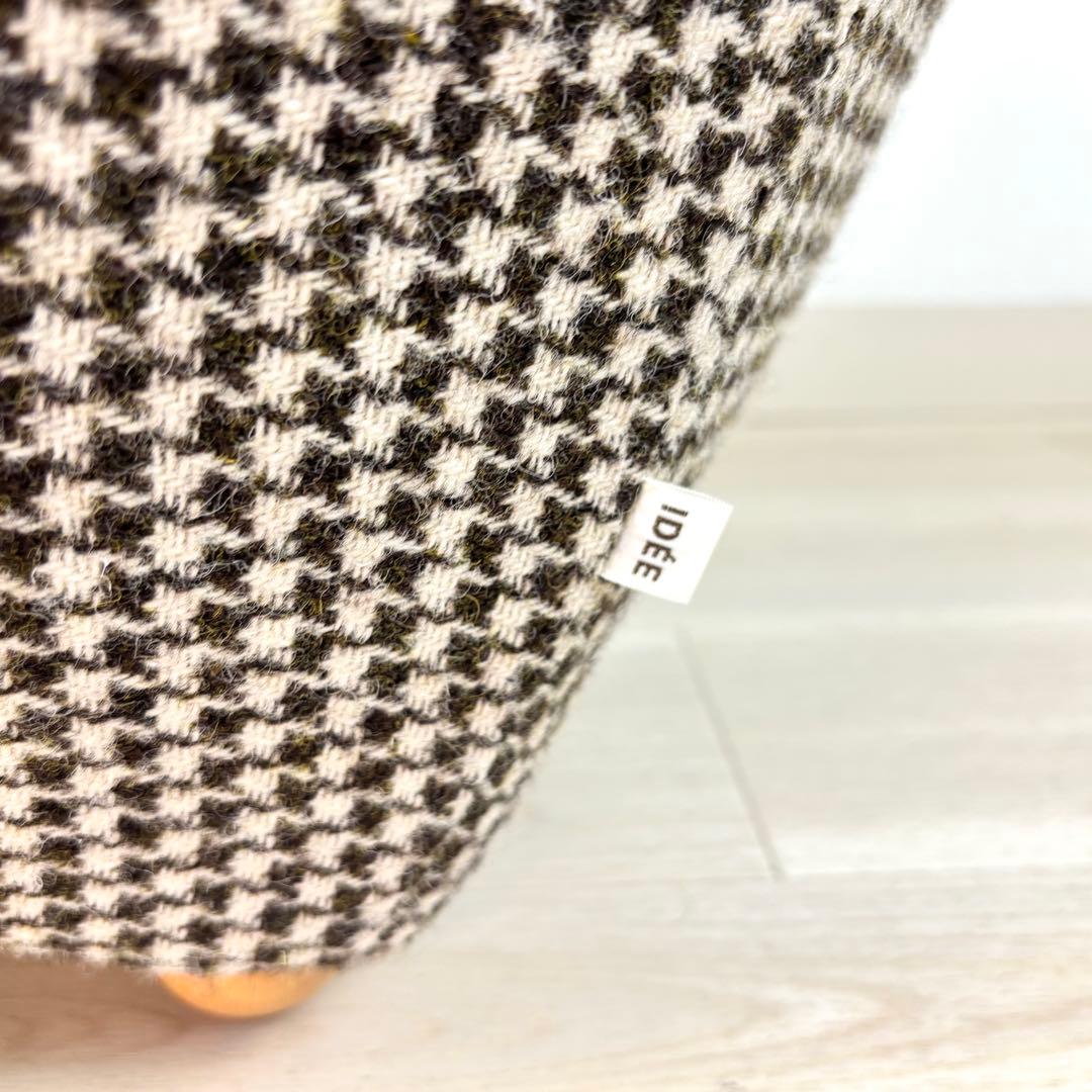 【激レア】IDEE ハリスツイード 限定 ミニミラーアームチェア イデー