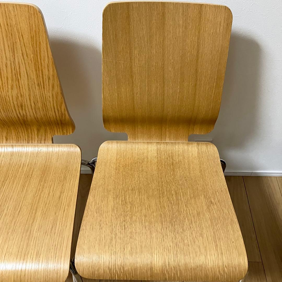 90's 廃盤 IKEA GILBERT スタッキングチェア プライウッド 2脚 - メルカリ