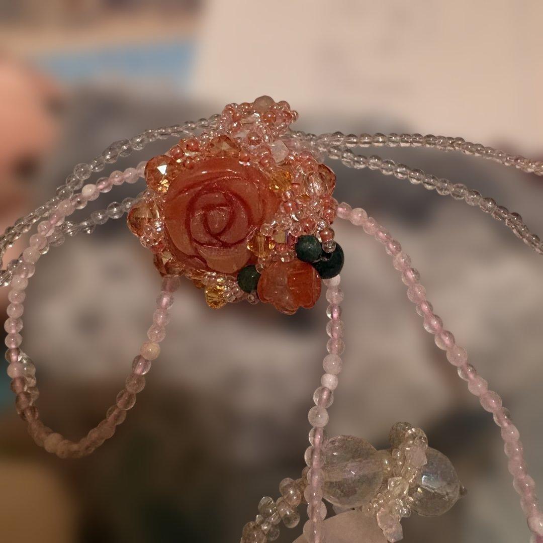 seafairyオリジナル天然石のリング、指のサイズ11から15、 1点もの‼️