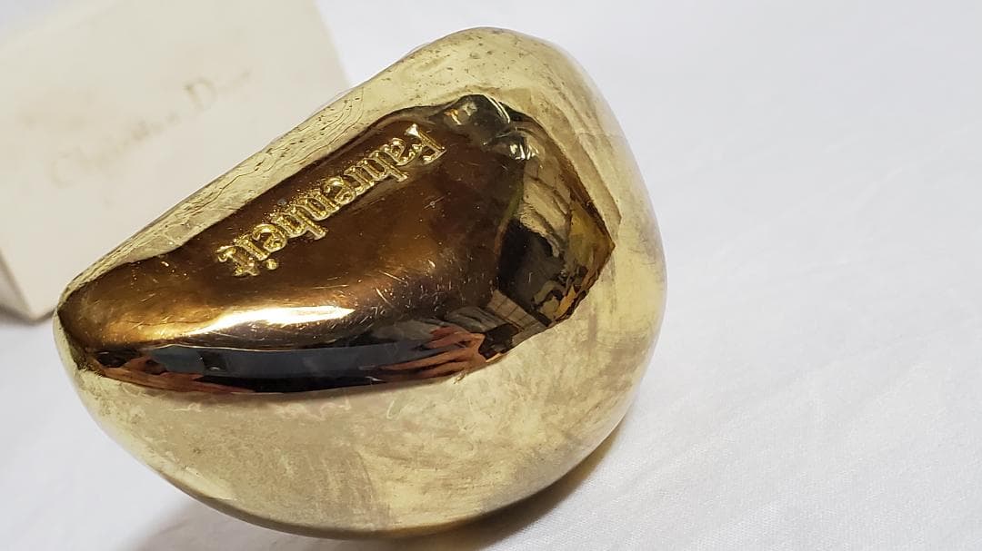 正規 Dior ドロップ ロゴ メタリックペーパーウェイト シャイニーオブジェ