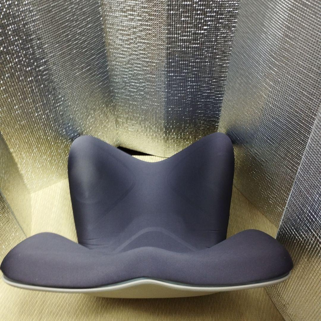 MTG Style Premium　バタフライ型クッションチェア ダークグレー