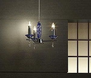 ダイコー DCH-40259Y シャンデリア 切子ガラス×クリスタル 　約14万