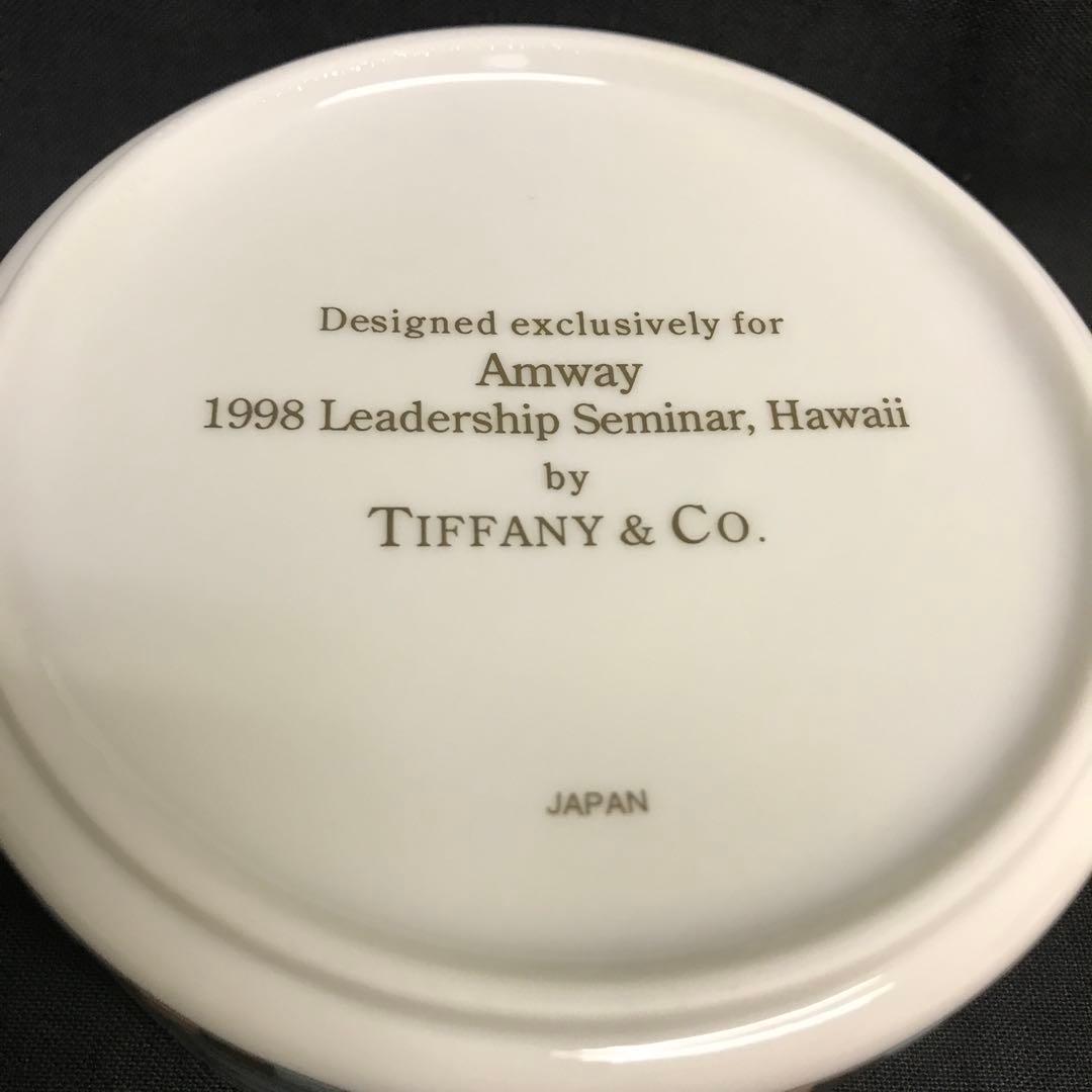 【未使用品】［Tiffany＆Amwayコラボ］『陶器製 ボンボニエール』箱無し