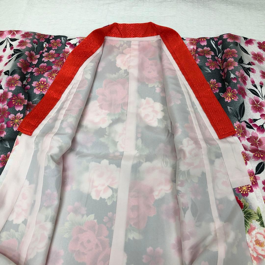 七五三　女の子　7歳　R.KIKUCHI 着物　長襦袢　セット　四つ身