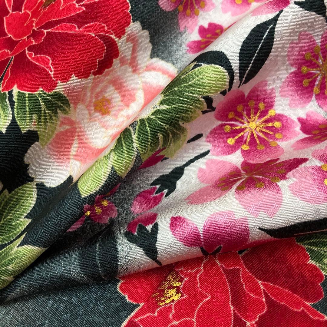 七五三　女の子　7歳　R.KIKUCHI 着物　長襦袢　セット　四つ身