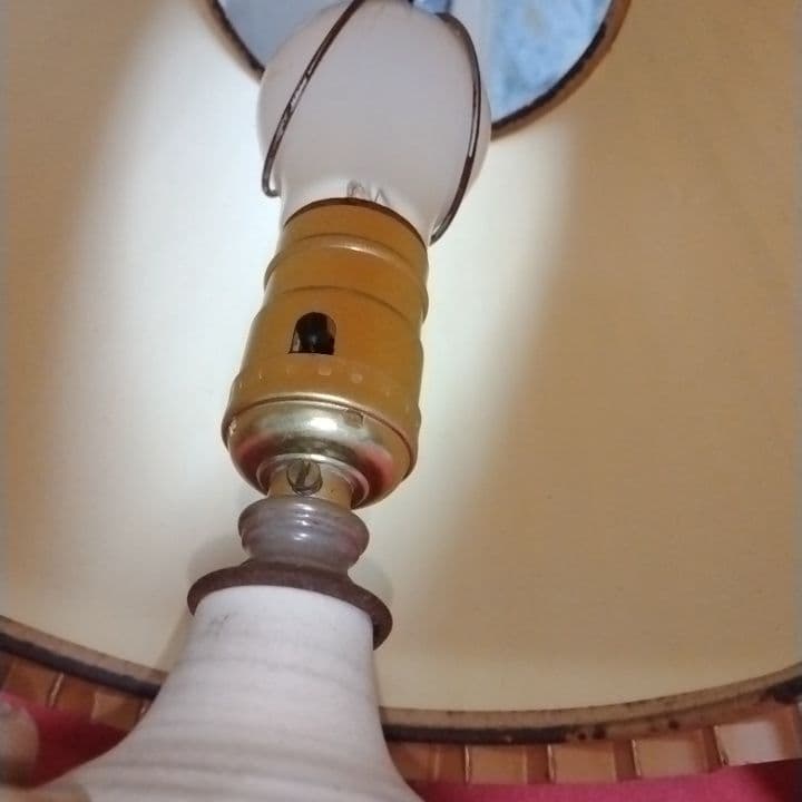 ゆらりん①✨プリンス・エドワード島✨赤土製✨手作り✨陶器ランプ