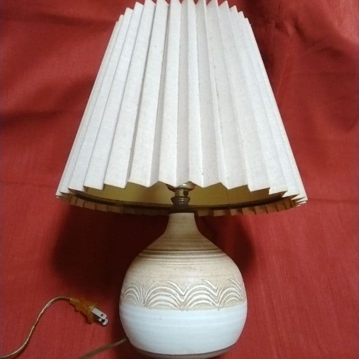 ゆらりん①✨プリンス・エドワード島✨赤土製✨手作り✨陶器ランプ