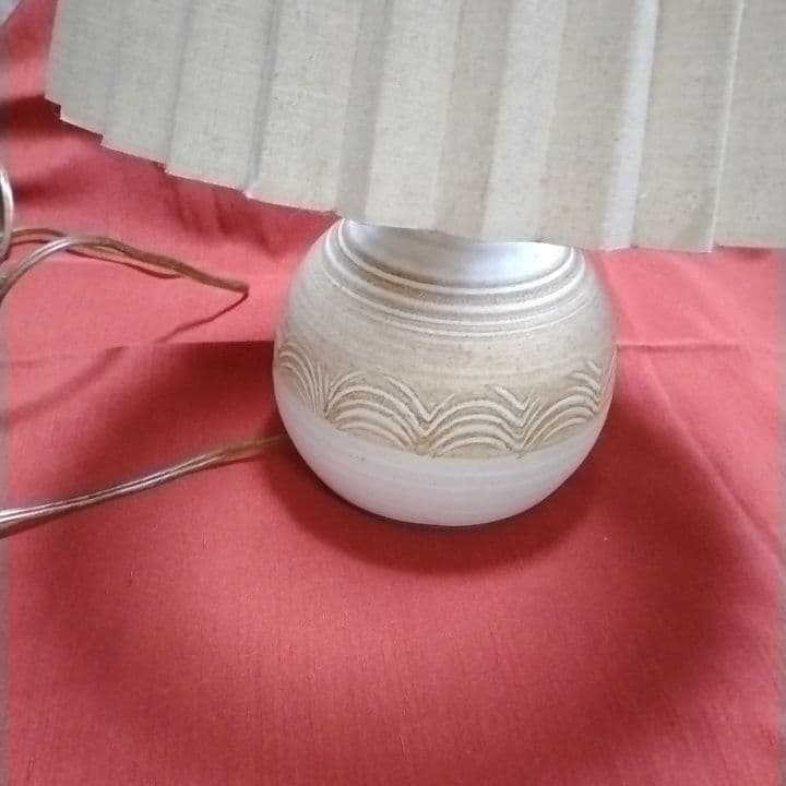 ゆらりん①✨プリンス・エドワード島✨赤土製✨手作り✨陶器ランプ