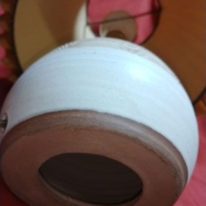 ゆらりん①✨プリンス・エドワード島✨赤土製✨手作り✨陶器ランプ