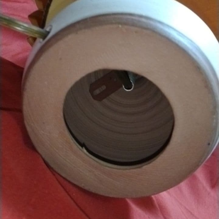 ゆらりん①✨プリンス・エドワード島✨赤土製✨手作り✨陶器ランプ