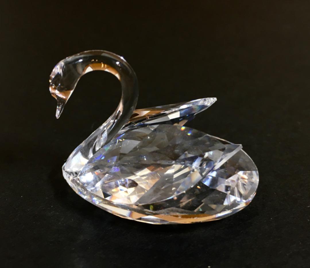 Swarovski スワロフスキー 白鳥 スワン クリスタル フィギュリン 置物
