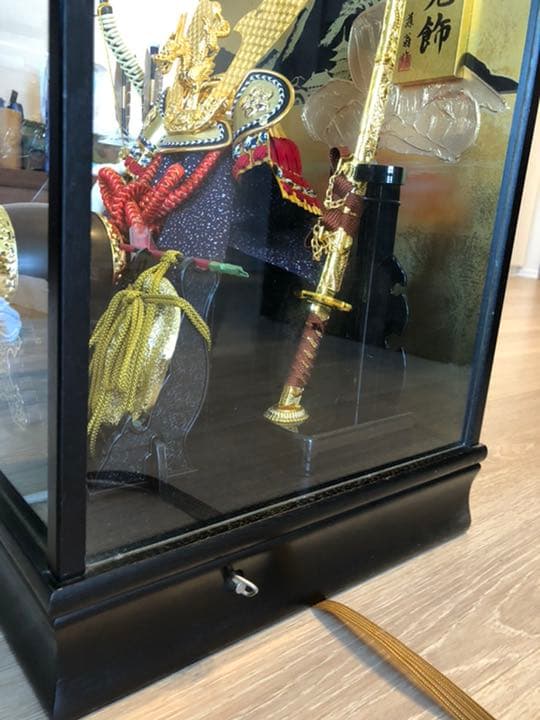 セール中❣️五月人形　ガラスケース付き