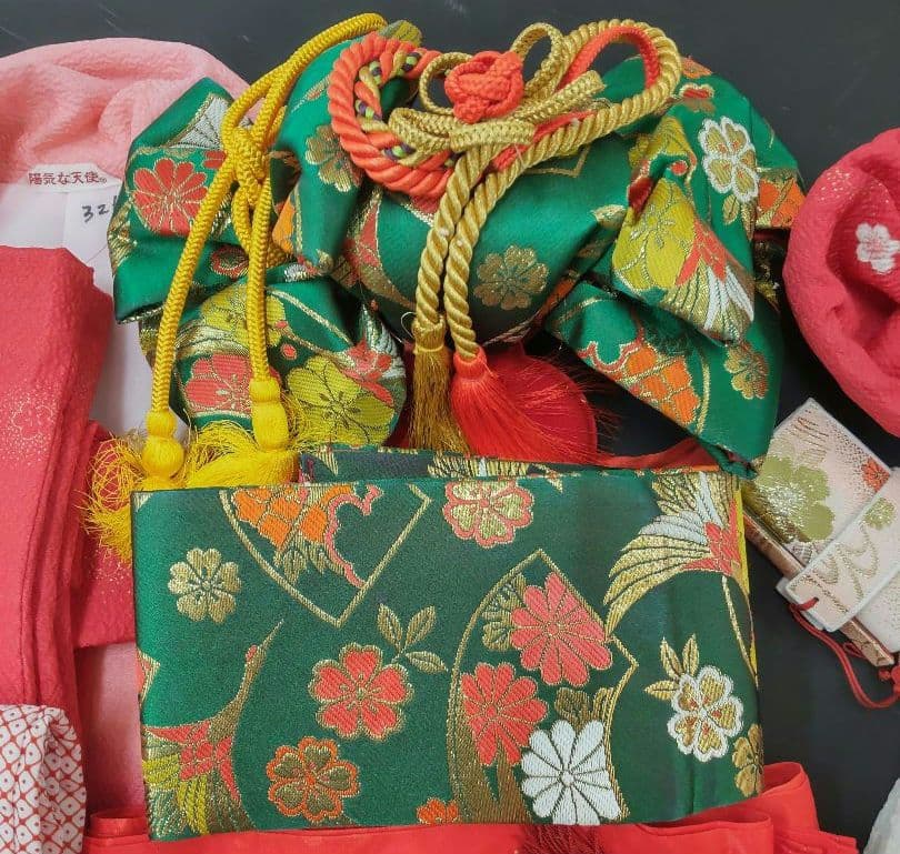 七五三○七五三着物○被布セット○作り帯○3歳女の子○子供着物○キッズ着物○被布