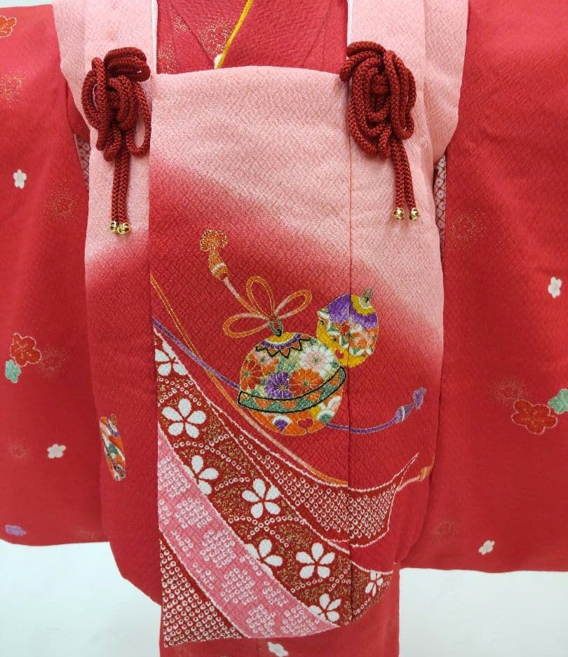 七五三○七五三着物○被布セット○作り帯○3歳女の子○子供着物○キッズ着物○被布