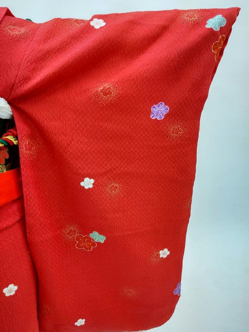 七五三○七五三着物○被布セット○作り帯○3歳女の子○子供着物○キッズ着物○被布