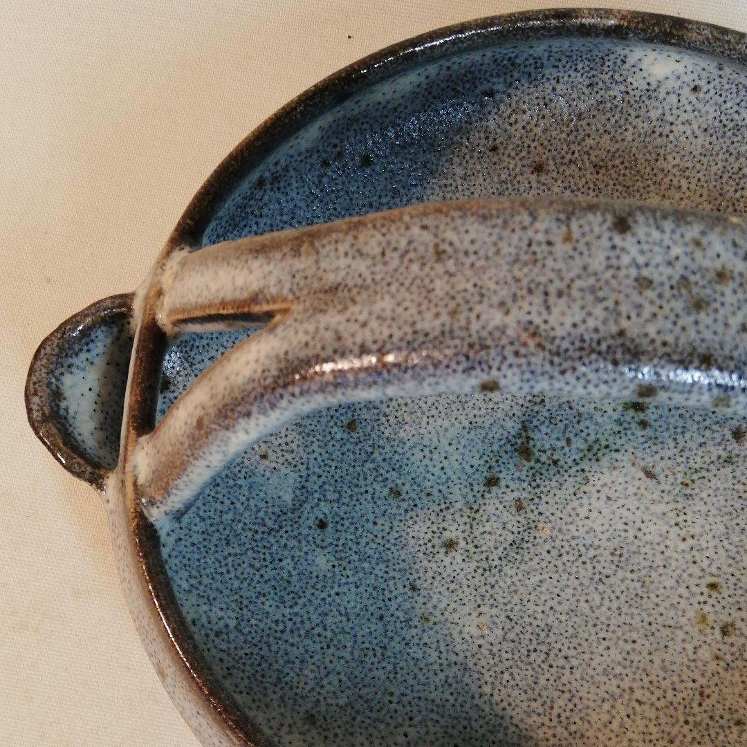 須藤武雄作、糠釉共手片口鉢、御茶席の茶菓子入れ。