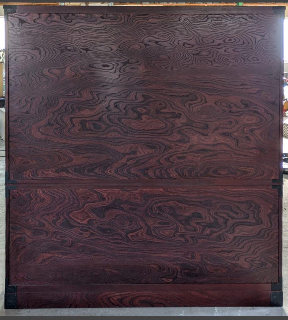 二本松工藝館　田中家具 重厚感ある佇まいが魅力的な水屋箪笥 キャビネット 食器棚