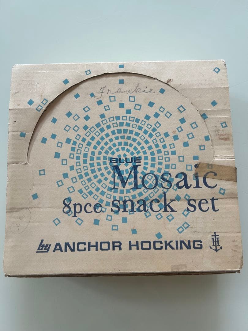 「suzunarita16」ファイヤーキング ブルーモザイクスナックセット