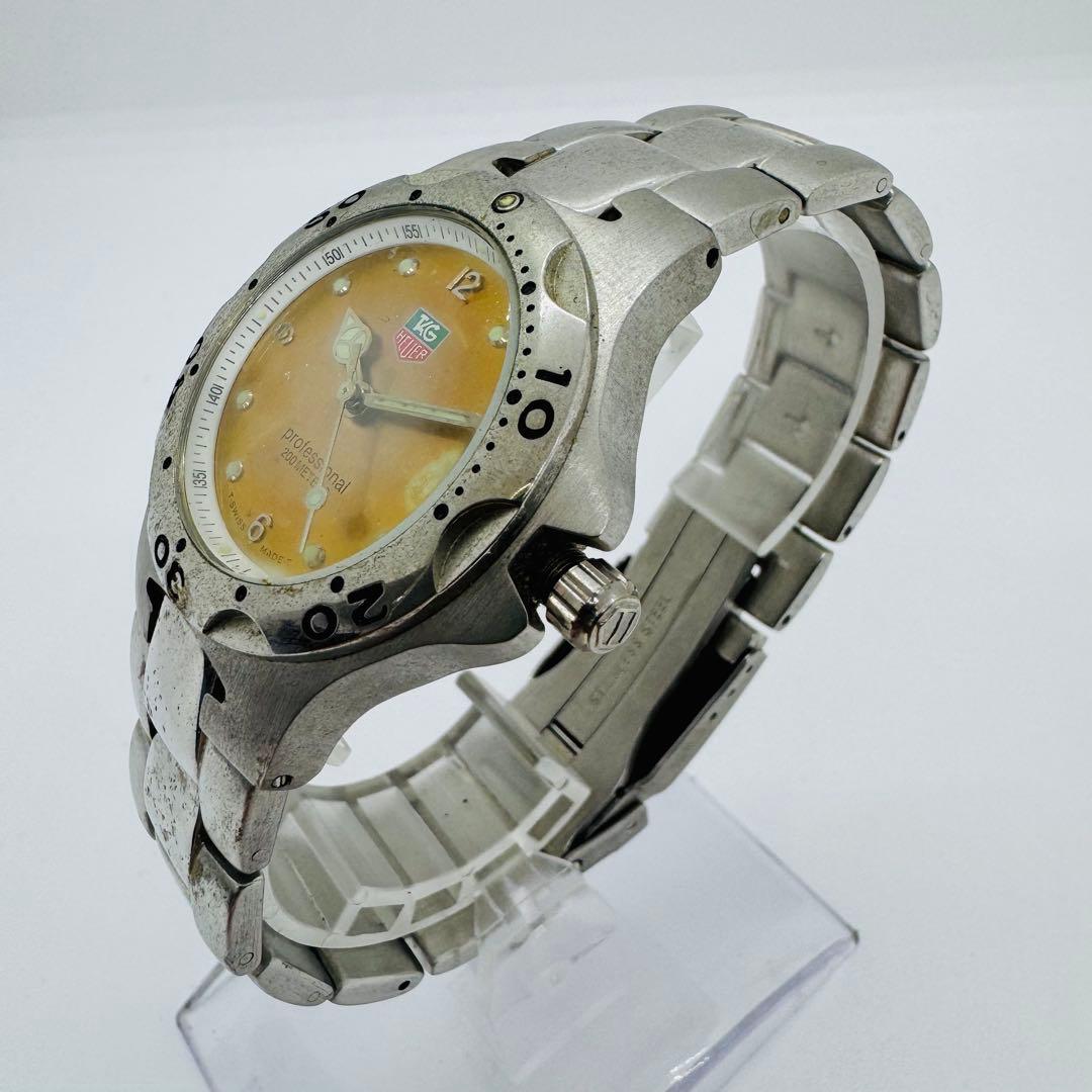 ✨TAGHEUER✨タグ・ホイヤー✨964-013✨オレンジ文字盤✨腕時計✨