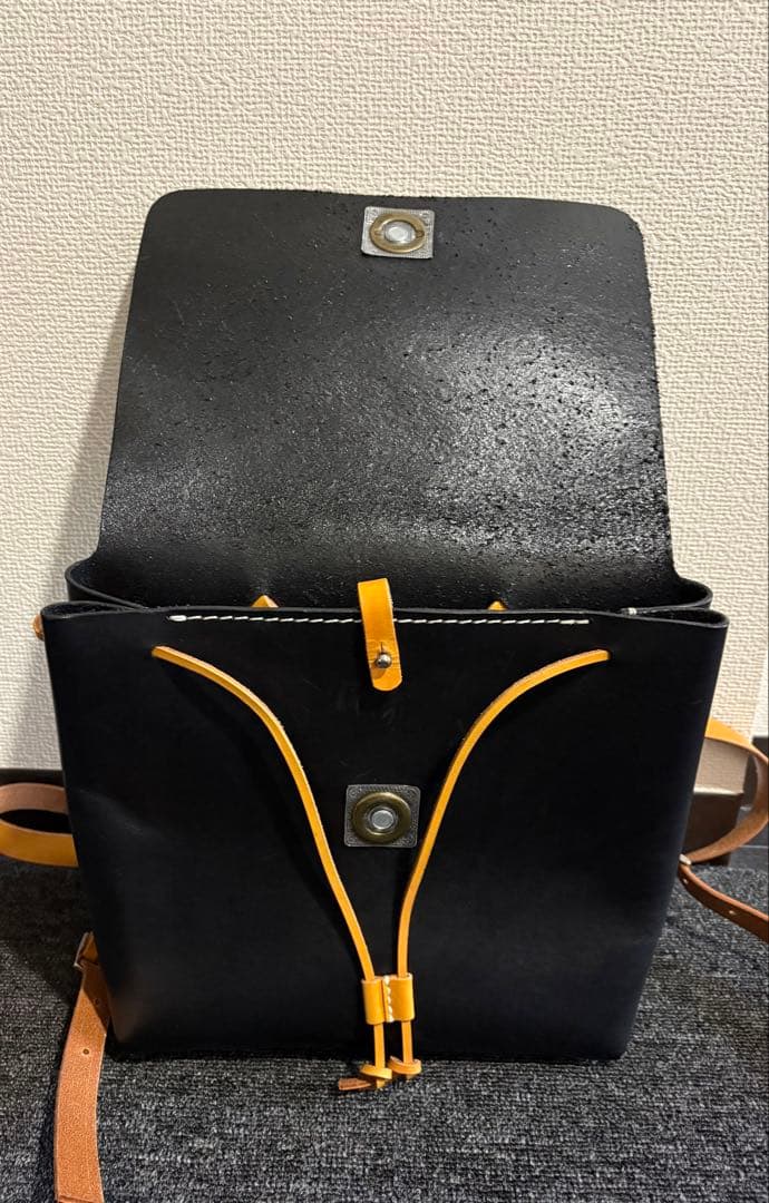 牛革　レザーリュック　ランドセル風