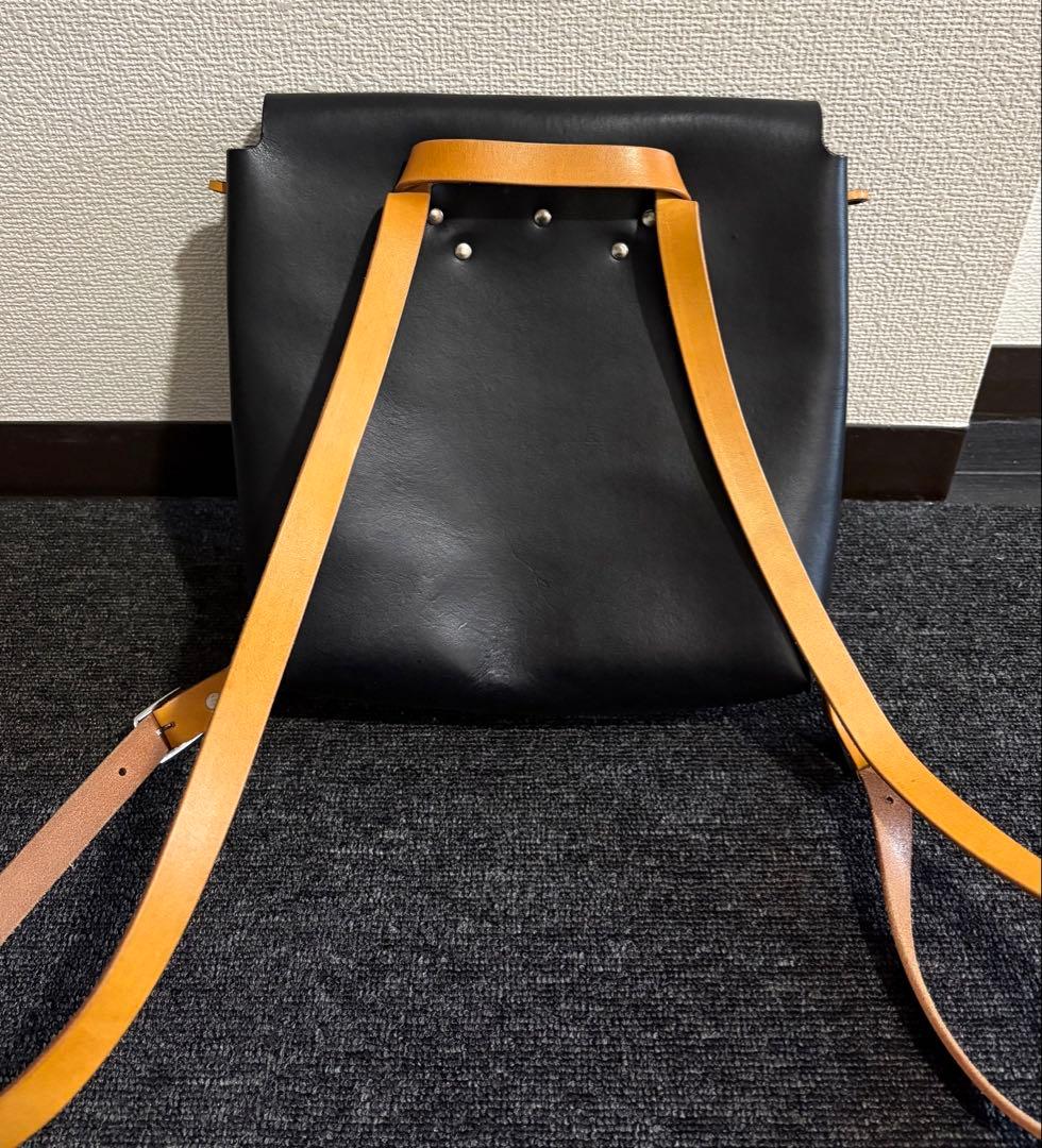 牛革　レザーリュック　ランドセル風