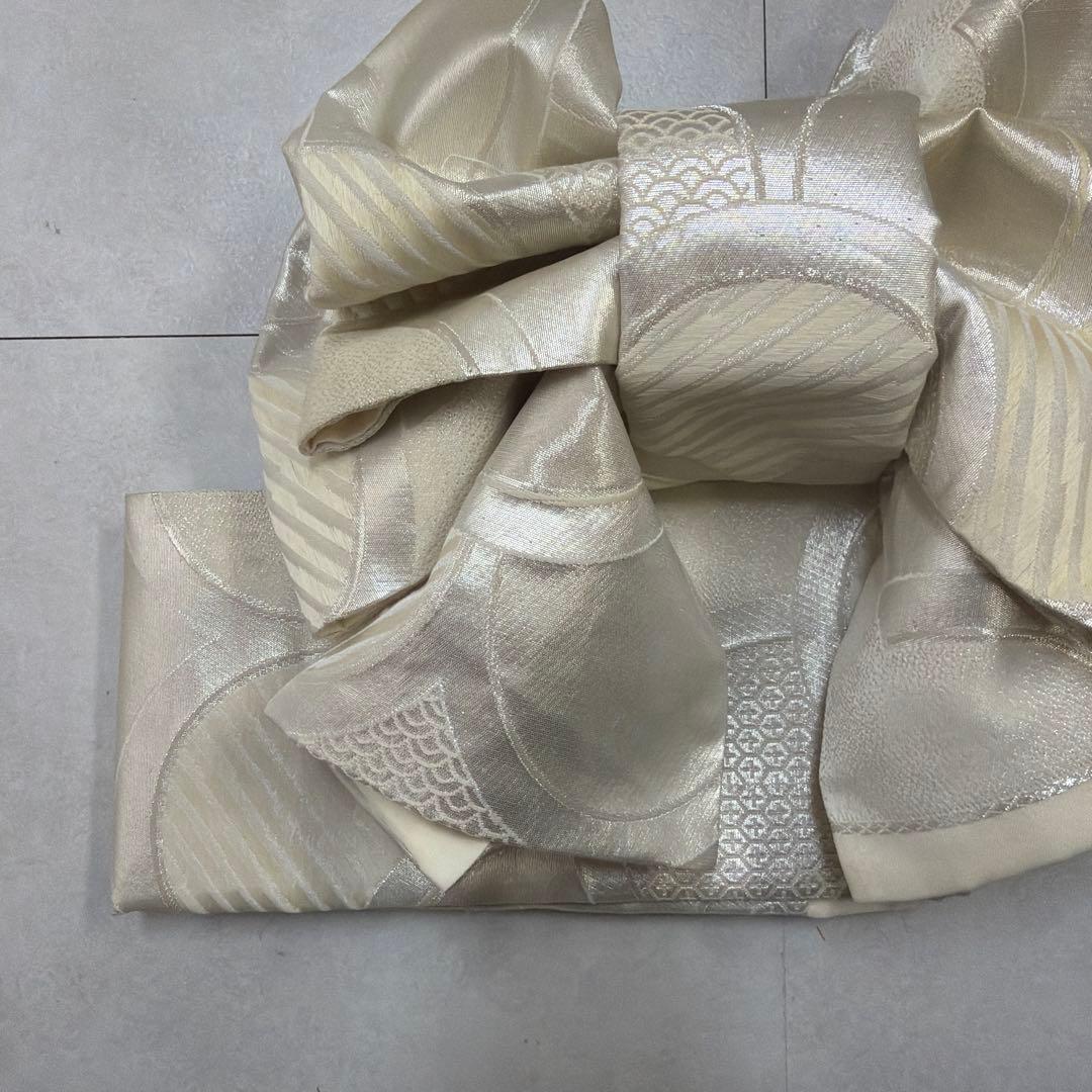 No.914 七五三 7歳 作り帯【一点物】 正絹｜晴れの日