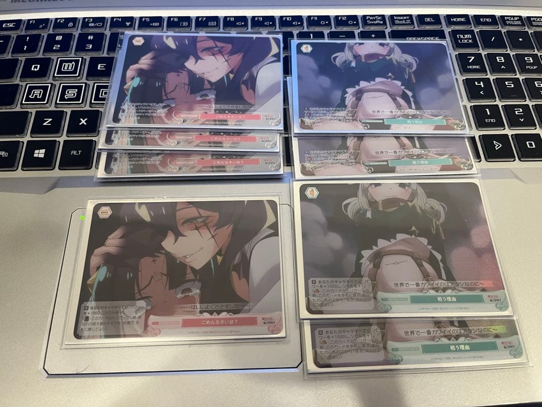 ヴァイスロゼ　魔法少女に憧れて　扉宝デッキ　フルホロ