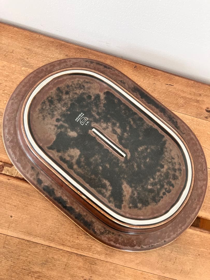 ARABIA アラビア　Ruska ルスカ オーバルプレート