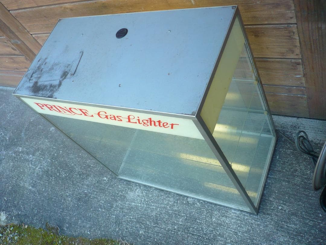 PRINCE ガラスケース 4段棚付き　年代物ですっ！