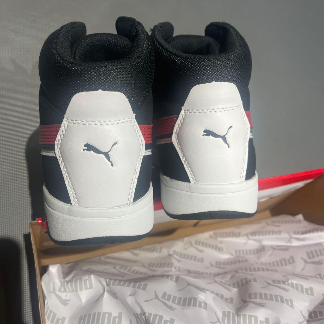 Puma 安全靴 26.5cm EEE 黒/赤
