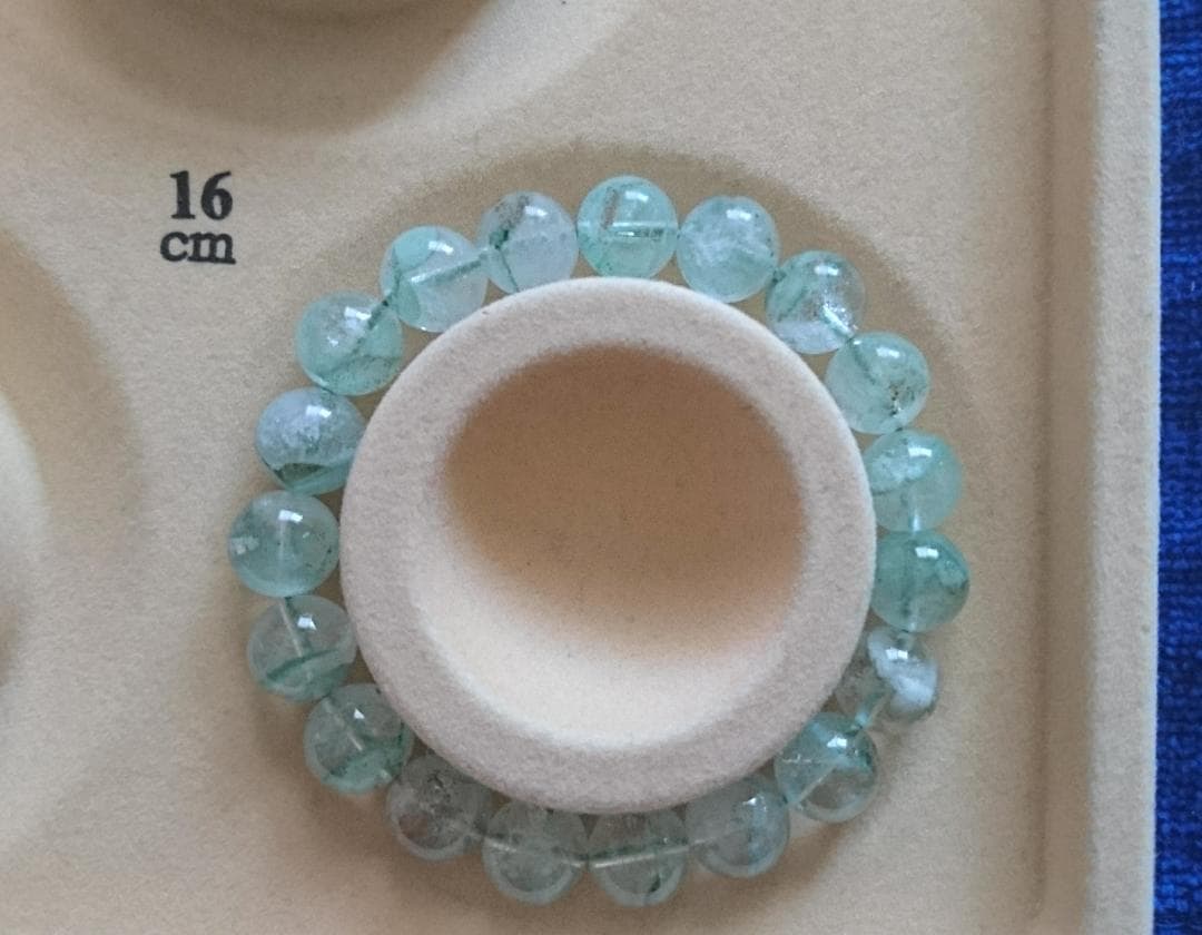 【高品質】グリーンファントムクォーツ ブレスレット