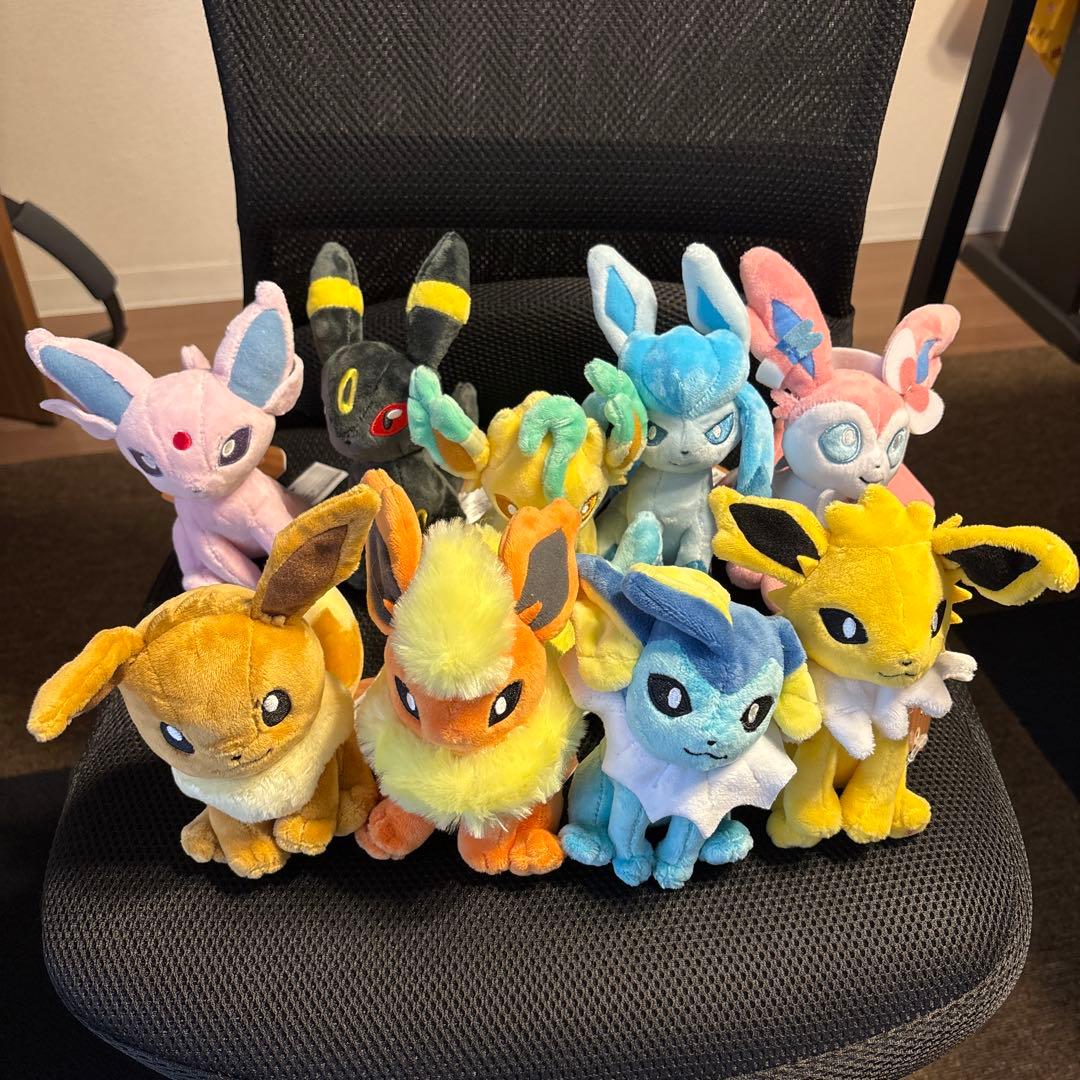 新品・タグ付】ポケモンフィット ブイズ 9体 コンプリートセット