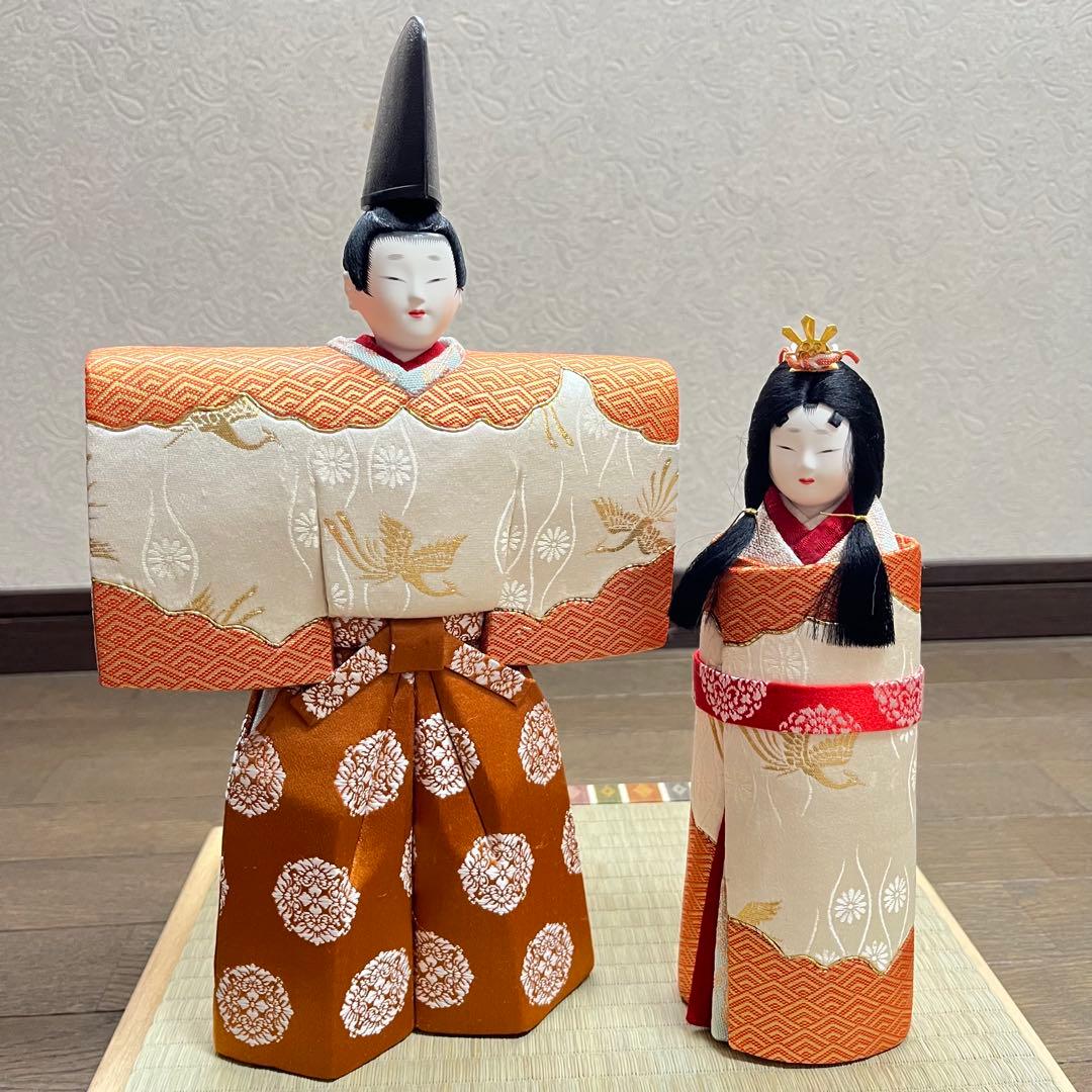 美品 東芸芳山 雛人形 きめこみ人形 千寿ひな セット 立ちひな 東芸会